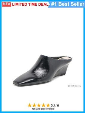 Suede Wedge Mules Closed Toe Pull-On Casual Fall Shoes